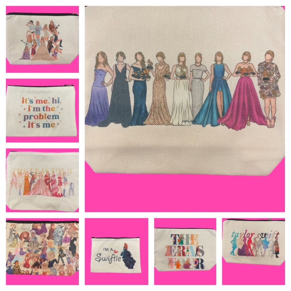 Taylor Swift makeup/pencil bags perfect for Easter Basket nwt